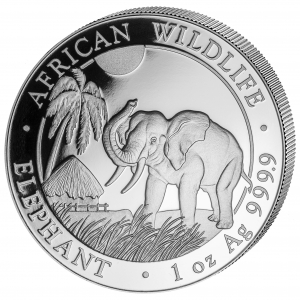 1 Unze Silber Elefant 2017 ( Kein Internet-Verkauf )